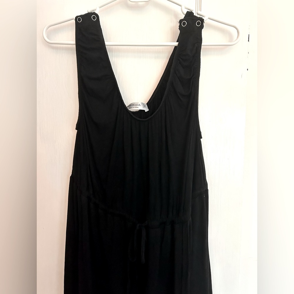 Black maternity and labor gown